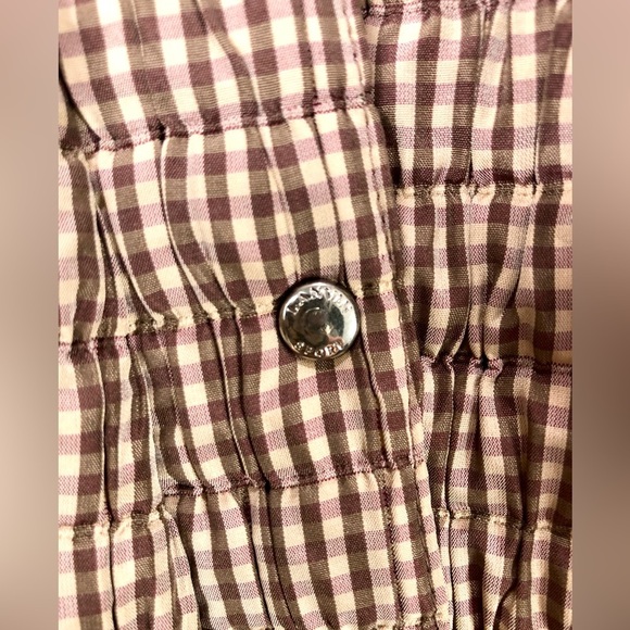 LANVIN Paris Sport Lightweight Plaid Jacket EU 38 - Picture 8 of 12